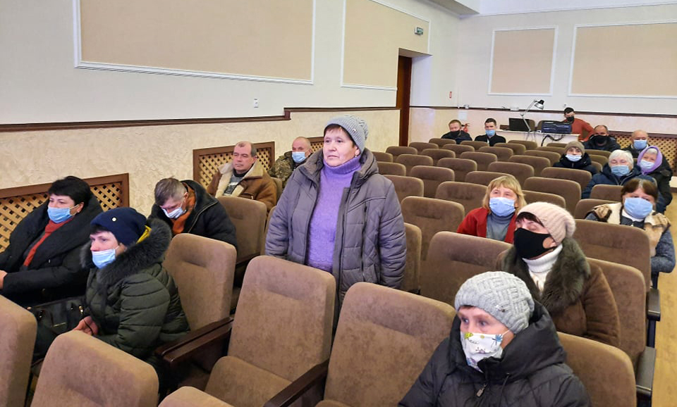 Спілкування з жителями с.Попівка